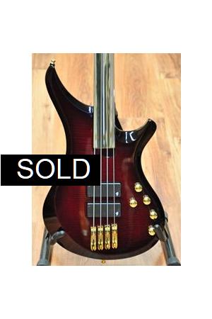 Vigier Passion IV Delta Fretless Burgundy Vigier Passion IV Delta Fretless Burgundy
